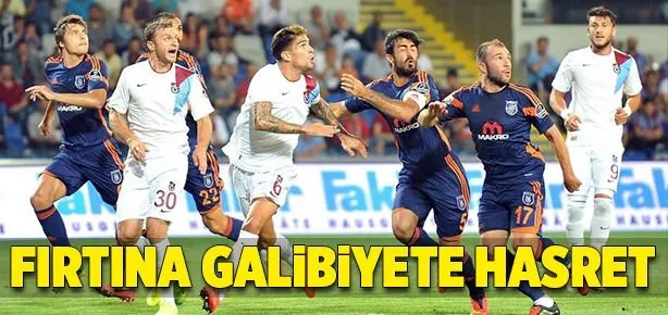 Trabzon galibiyete hasret kaldı