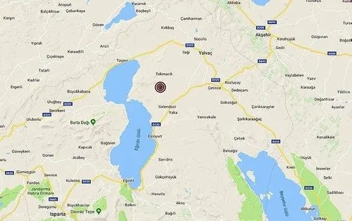 Isparta’da 3,5 büyüklüğünde deprem-1