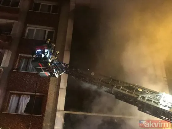İstanbul Zeytinburnu’nda korkutan yangın