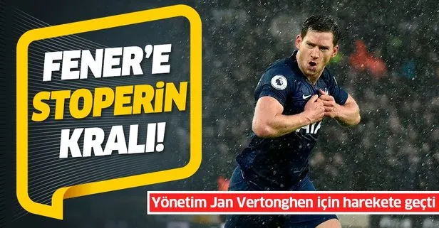 Fenerbahçe’ye stoperin kralı Jan Vertonghen! Yönetim harekete geçti...