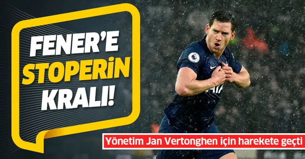 Fenerbahçe'ye stoperin kralı Jan Vertonghen! Yönetim harekete geçti...