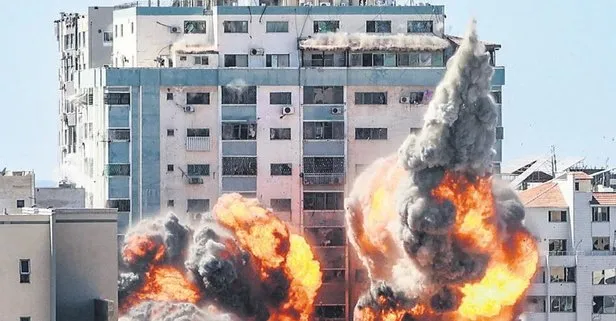 Terör devleti İsrail, Gazze’yi F35’lerle vurmuş!