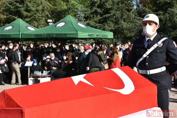 Şehit Polis Yusuf Ceylan için Trabzon'da tören düzenlendi - 10