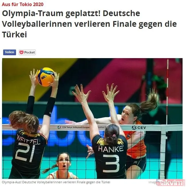 A Milli Kadın Voleybol Takımı Tokyo vizesini kaptı! Dünya basınında çok konuşuldu