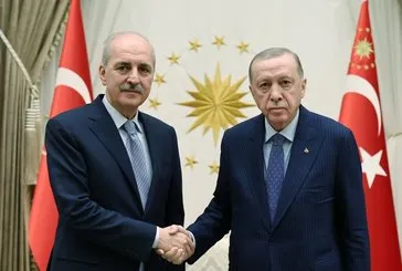 Başkan Erdoğan Kurtulmuş’u kabul etti