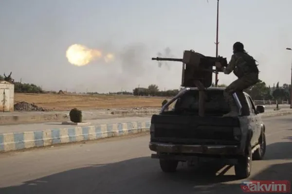 YPG'li hainler ABD'nin TIR'larla gönderdiği silahları bırakıp kaçtılar! - 4