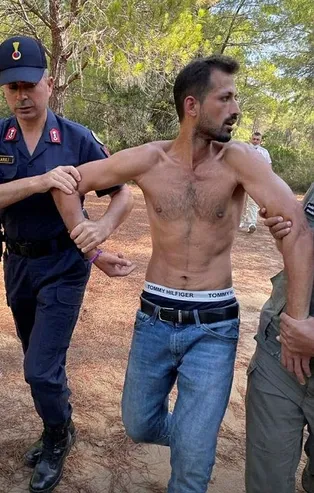 Son dakika: Manavgat'ta bir şahıs ormanı yakmaya çalışırken yakalandı