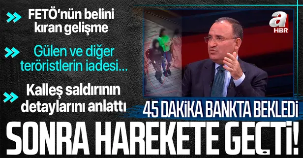 Adalet Bakanı Bekir Bozdağ'dan A Haber'de önemli açıklamalar! İstiklal Caddesi'ndeki saldırının detayları