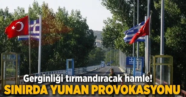 Yunanistandan ağır tahrik! Komutan sınırda...