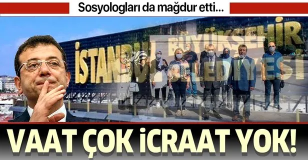 Sosyologlardan CHP’li Ekrem İmamoğlu’na protesto! Bizi neden malzeme yaptınız?