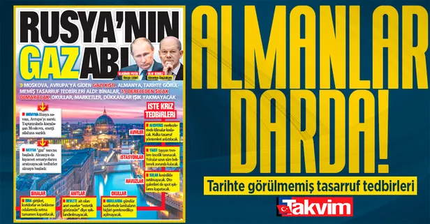 Almanya tarihinde görülmemiş tasarruf tedbirleri! Binalar, okullar, marketler, dükkanlar...