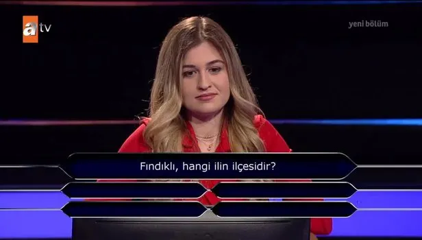 Fındıklı, hangi ilin ilçesidir? | Kim Milyoner Olmak İster