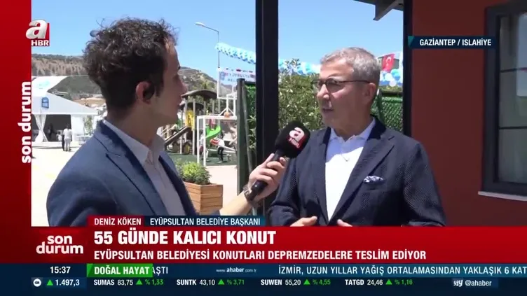 Islahiye'de 55 günde kalıcı konut yapıldı!