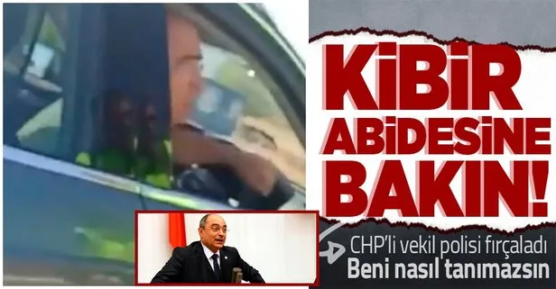 CHP Milletvekili Turan Aydoğan kendisini tanımayan trafik polisini fırçaladı: TBMM albümünü alıp oradan bakacaksın