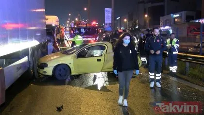 SON DAKİKA: İstanbul’da feci kaza! Otomobilden fırladı tır ve çekici arasında sıkışarak can verdi