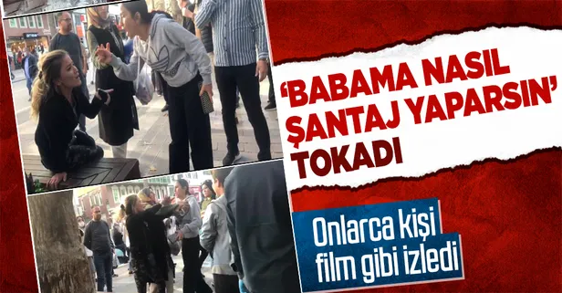 Denizli'de cinsel ilişki şantajı: Kadınlar sokak ortasında kavga etti