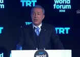Bakan Akar'dan TRT World Forum 2019'da önemli açıklamalar