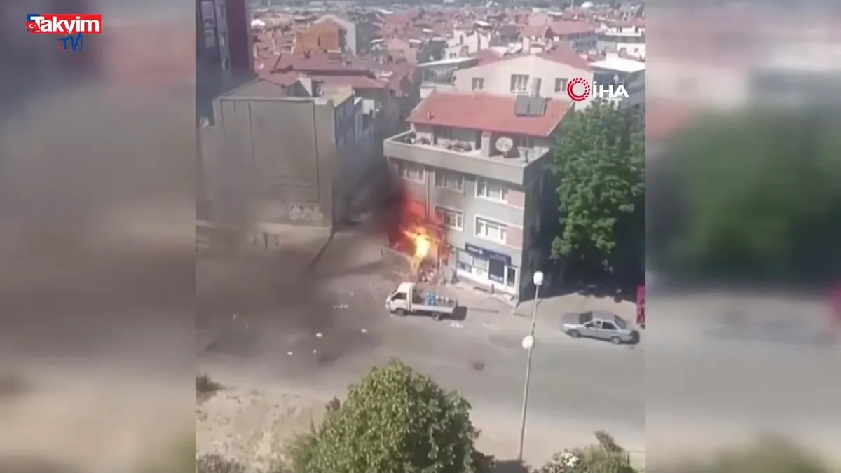 Kütahya’da tüp bayisinde patlama: 7 yaralı