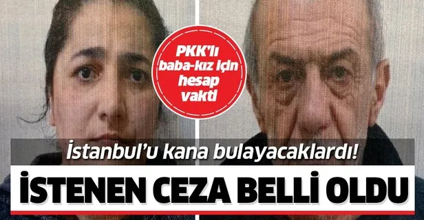 Eylem için İstanbul’a gelen PKK’lı baba-kız hakkındaki soruşturma tamamlandı! 20 yıla kadar hapisleri istendi
