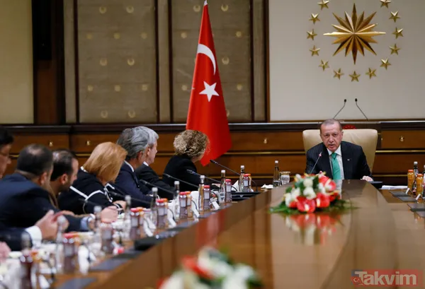 Son dakika... Cumhurbaşkanı Erdoğan ABD'li şirketlerle bir araya geldi - 9