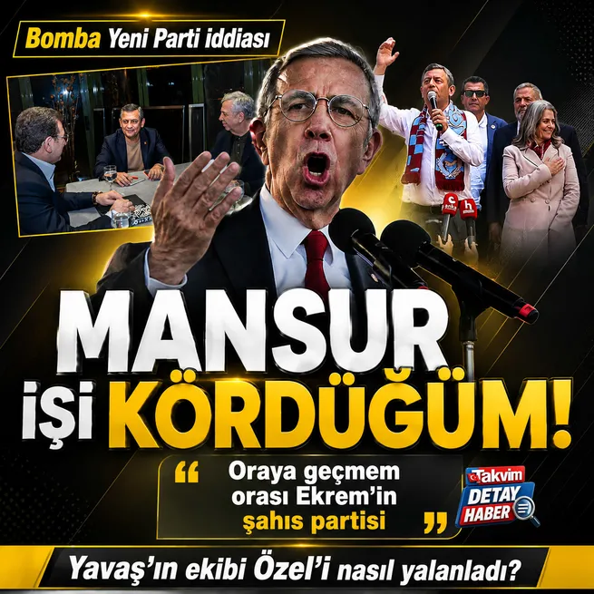 Mansur Yavaş Yeni Partiye kapıyı kapattı iddiası: Orası İmamoğlunun şahsi partisi! Özgür Özeli nasıl yalanladı?
