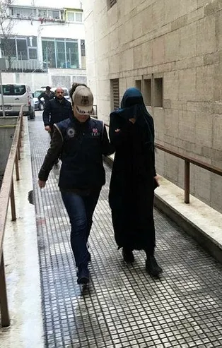 Bursa'da yakalanan DEAŞ'lı kadın terörist Interpol'e teslim edildi