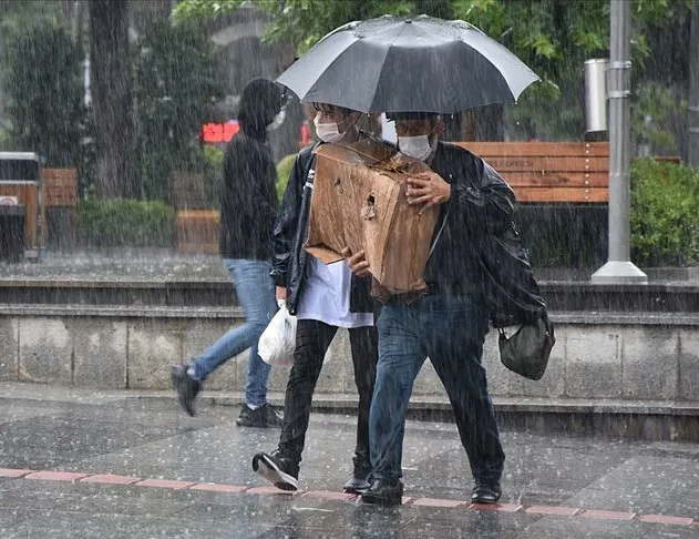 Meteorolojiden son dakika 6 ile kuvvetli yağış uyarısı