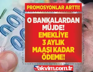 Promosyonlar 10.000 TL'ye ÇIKTI! Akbank, TEB, ING, Garanti BBVA... Emekliye 3 aylık maaşı kadar ödeme!