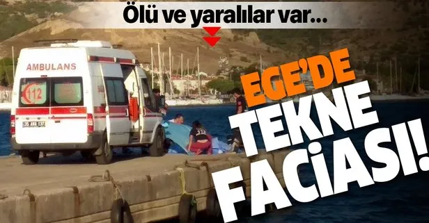 Son dakika: İzmir Foça’da tekne battı! Ölü ve yaralılar var