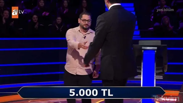 Kenan İmirzalıoğlu'nun sunduğu Kim Milyoner Olmak İster'de yarışmacı 'şov başlıyor' diyerek stüdyoyu kırdı geçirdi! - 42