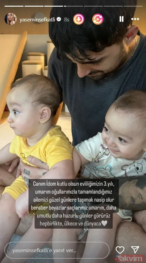 2021 yılında evlenmişlerdi! İdo Tatlıses- Yasemin Şefkatli çiftinden 3.yıl kutlaması - 7