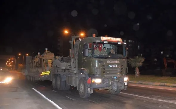 Afrin'e büyük askeri sevkıyat-6