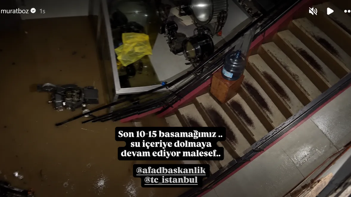 Murat Boz ve Demet Özdemir kurtarıldı! Sel basan stüdyoda korku dolu saatler-12