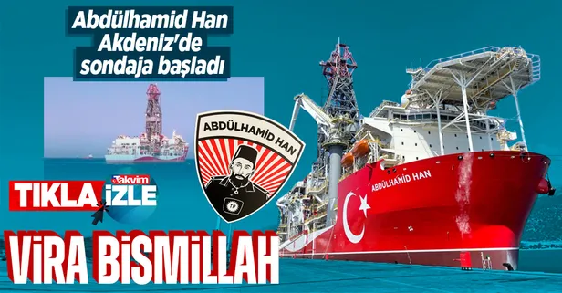 Son dakika: Vira Bismillah! Bakan Dönmez duyurdu: Abdülhamid Han Akdeniz'de sondaja başladı