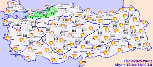 Meteoroloji haritasında işaretlendi: 15 il için kar uyarısı! Sıcaklıklar -2 dereceye düşecek - 5