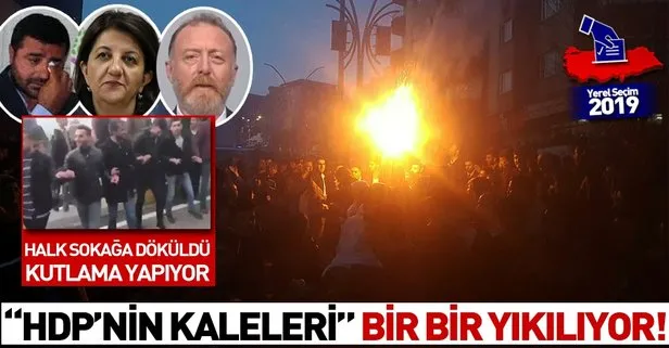 HDP’ye soğuk duş! Halk sokaklara indi, Cumhur İttifakı’nın zaferini kutluyor