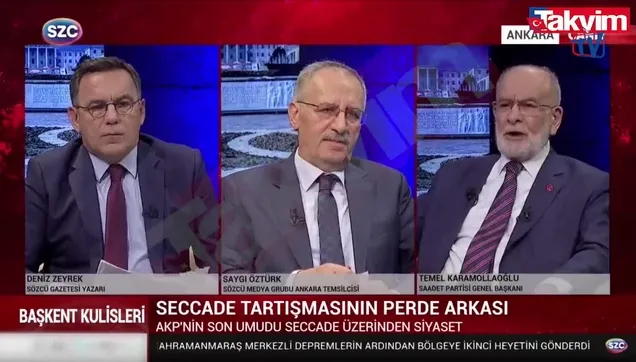 Kılıçdaroğlu’nun 'seccade' skandalına Temel Karamollaoğlu ve Ahmet Davutoğlu'ndan skandal savunma
