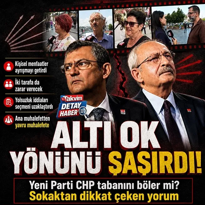 CHP’de Yeni Parti çatlağı! Sokaktan muhalefete sert tepki