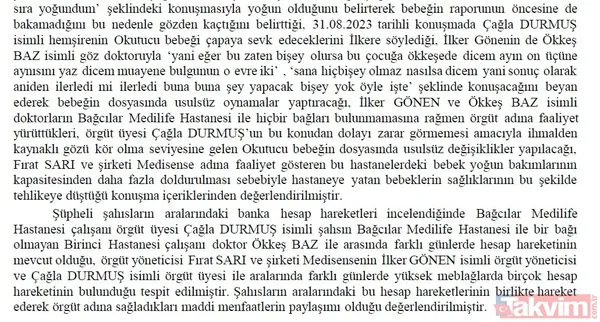 Takvim iddianameye ulaştı: İşte Yenidoğan çetesinin skandalları! Nasıl tezgah kurdular? Örgüt şeması ve gizli yazışmalar: Başımız belada - 33
