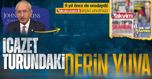 CHP Genel Başkanı Kemal Kılıçdaroğlu'nun ABD programındaki "derin yuvası"! 9 yıl önce de oradaydı! "İcazet turu"ndan sonra "kehanet" gibi şok rapor yeniden konuşulacak!