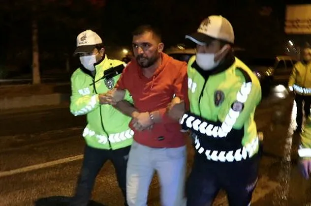 Yasağa uymadı! Önce araçla sonra yaya olarak kaçtı