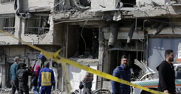 ABD-İsrail saldırısında hedef alınan Türkmenistan Caddesi harabeye döndü