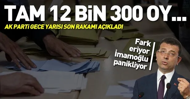 AK Parti İstanbul’daki son farkı açıkladı! İşte İstanbul’daki oy farkı