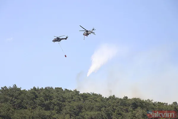 İzmir Bornova'da orman yangını: O yol kapatıldı - 17