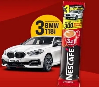 nescafe bmw 118i iphone 11 cekilis
