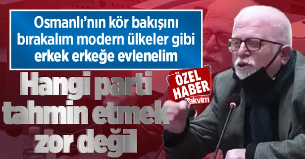 CHP'li Kadıköy Meclis Üyesi İrfan Gümrah'tan skandal sözler: Osmanlı'nın kör bakışını bırakalım medeni ülkelerde eşcinsel evlilikler var