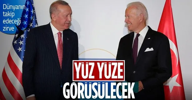 Başkan Erdoğan Biden ile görüşecek