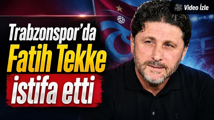 Trabzonspor’da Fatih Tekke istifa etti