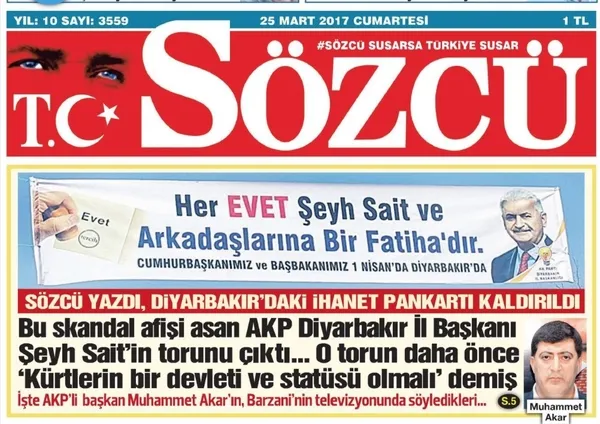 FETÖ paçavrası Sözcü’nün son yalanı da tutmadı!-1