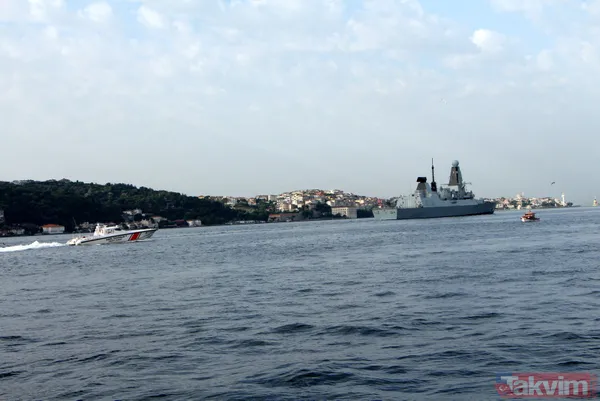 SON DAKİKA: Karadeniz'de Rusya ile gerilimi artıran İngiliz savaş gemisi 'HMS Defender' Boğaz'dan geçerek görev yerinden ayrıldı - 10
